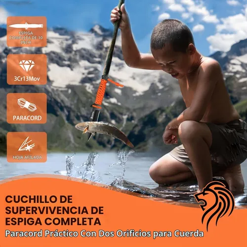 Vista 4 de NedFoss Machete de 15 pulgadas, hacha de 10 pulgadas con funda, cuchillo de caza de hoja fija con funda, hacha de camping con mango de reducción