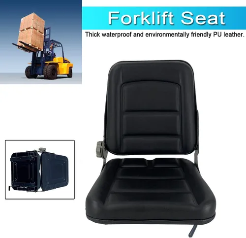 Vista 4 de Universal Tractor Seat SOFEDY Forklift Cortacésped PVC Se adapta a carretilla elevadora excavadora, tractor, Kubota, cargador de deslizamiento