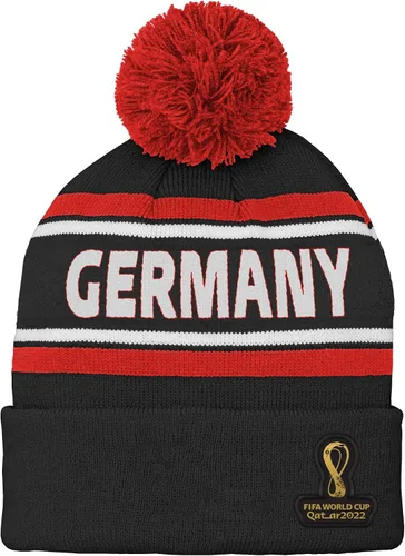 Vista 18 de Outerstuff Sombrero unisex para jóvenes de la Copa Mundial de la FIFA Country Premium Bobble Cuff Pom Hat Borgoña