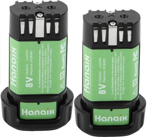 Vista 8 de Reemplazo de 2000 mAh para batería Dewalt de 8 V DCB080 DW4390 DCF680 DCF680N1 DCF680N2 DCF680G2 DCF682 DCL023 DCB095
