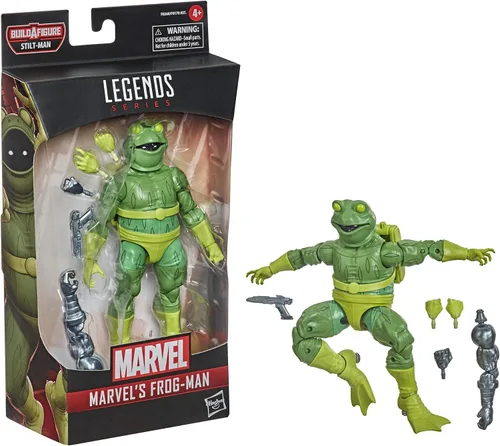 Vista 3 de Spider-Man Hasbro Marvel Legends Series Marvel's Frog-Man - Figura