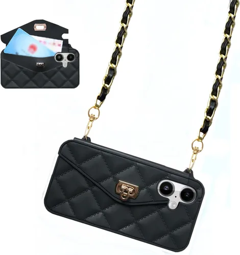 Vista 47 de UnnFiko Funda tipo cartera compatible con iPhone 6 / iPhone 6s, bonito diseño de bolsa de lujo, funda con bolsillo para tarjetas tipo libro