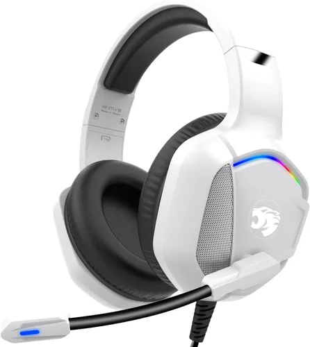 Vista 10 de IMYB A36 Auriculares para juegos con micrófono estéreo para PC, PS5, Xbox Negro