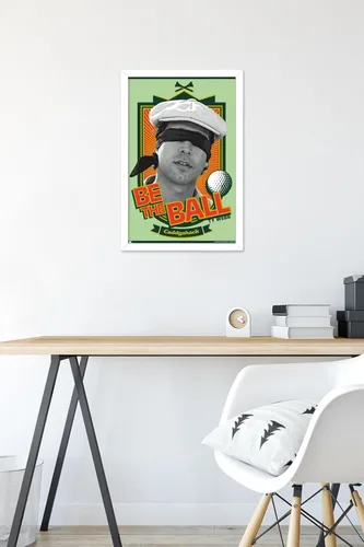 Vista 33 de Trends International Caddyshack - Póster de pared Be the Ball, 14.725 x 22.375 pulgadas, versión enmarcada de madera de granero