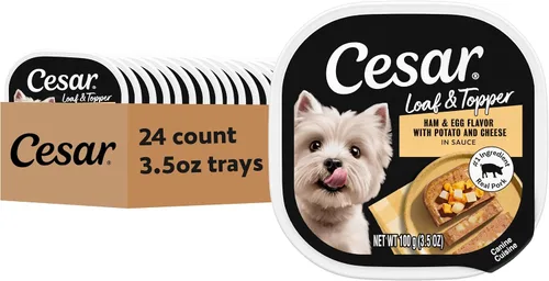Vista 14 de Comida enlatada para perros adultos,sabor césar, Carne Beef #1 ingredient, easy to digest, no fillers or added sugar, complete & balanced, use as