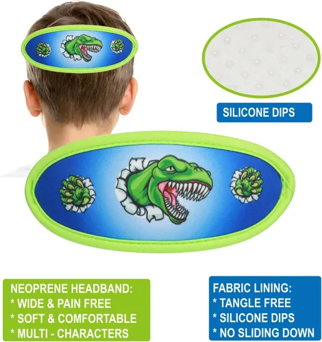 Vista 3 de Kids Swim Goggles Age 3-8, Toddler Goggles No Hair Pull,Child Swimming Mask Fabric Strap