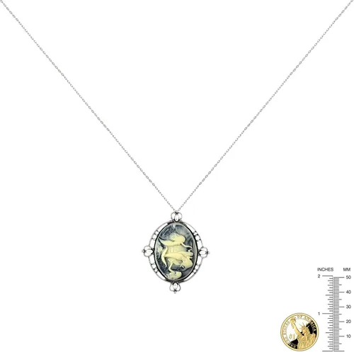 Vista 2 de Everywhere My Heart Pendant Collar Cameo Destaca You, Resina, Resina