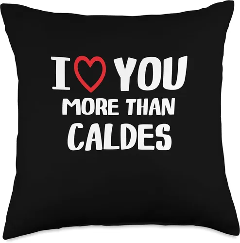 Vista 4 de I heart You More than Caldes Thanksgiving I Love You More Than Caldes Shirt Funny Women Christmas Throw Pillow, 16x16, Multicolor