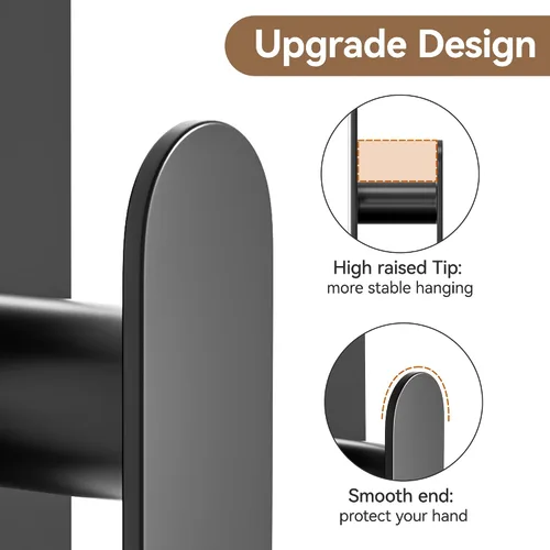 Vista 6 de pickpiff Ganchos adhesivos para toallas para baño: colgador de pared extra fuerte de 20 libras para ducha, cocina, casa rodante, apartamento