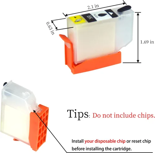 Vista 4 de Gooyule Cartuchos de tinta de repuesto sin chip para XP-15000 XP-15010 XP-15080 Cartuchos de tinta de sublimación remanufacturados sin chip ni tinta