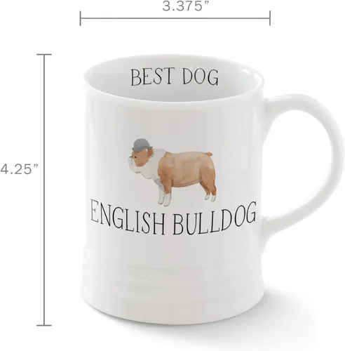 Vista 3 de FRINGE STUDIO Fringe JS - Taza de bulldog inglés (481300)