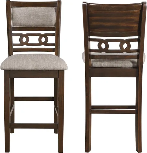 Vista 18 de New Classic Furniture Sillas de comedor Gia, juego de 2, color marrón