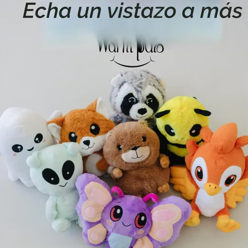 Vista 7 de Warm Pals - Peluche con peso y que brilla en la oscuridad, apto para microondas y con peso, juguete lindo, suave y acogedor para adultos y niños