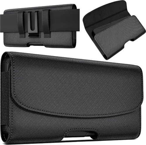Vista 6 de Funda para Galaxy S25 Ultra S24 Ultra 5G, S23 Ultra S22 Ultra S21 Ultra A15 A25 A35 5G Note 20 Ultra Funda para cinturón con clip, Funda
