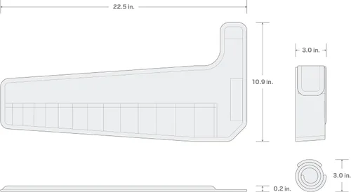Vista 5 de TEKTON OTP21206 - Funda para llave combinada (14 herramientas de 0.236-0.748 in) Fabricado en Estados Unidos