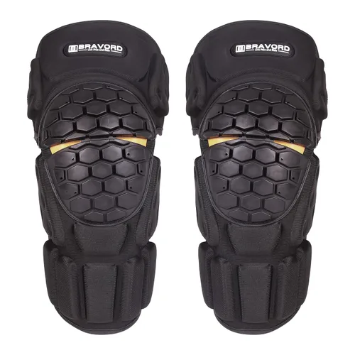 Vista 2 de Rodilleras para motocicleta, rodilleras MTB de alta resistencia, flexibles y transpirables para hombres