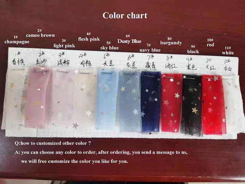 Vista 7 de Xijun - Vestidos de tul estrellado brillante para mujer, acampanados, con manga abombada y abertura, de estilo formal, para graduación, eventos