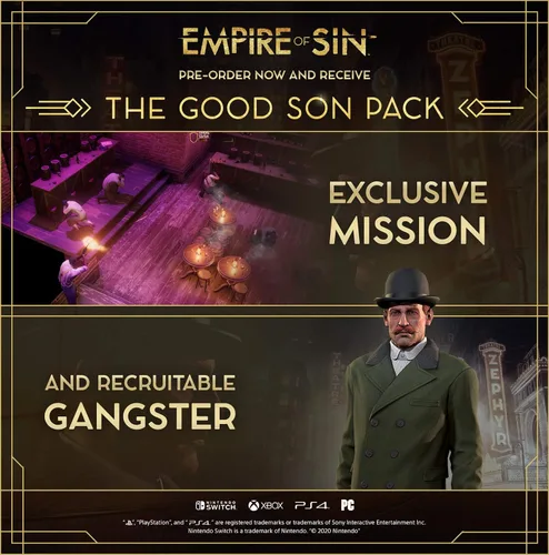 Vista 2 de Empire of Sin Day One Edition (PS4)