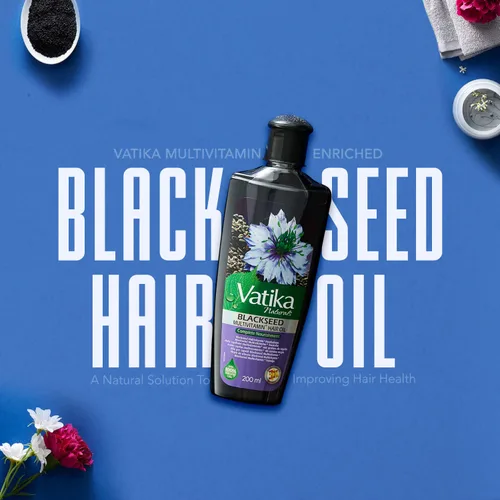 Vista 2 de Dabur Vatika Ayurveda - Aceite enriquecido con semillas negras para el cuidado completo del cabello, 6.8 fl oz / 6.76 fl oz