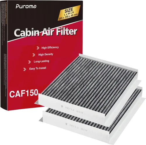 Vista 11 de Puroma Filtro de aire de cabina con carbón activado, compatible con Honda, CR-V, Civic, Accord, Odyssey, Pilot, Crosstour, Passport, Acura ILX, MDX
