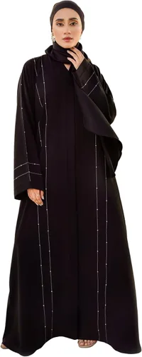 Vista 22 de Abaya elegante y moderna para mujer, ligera, fluida, suave y perfecta para cualquier ocasión
