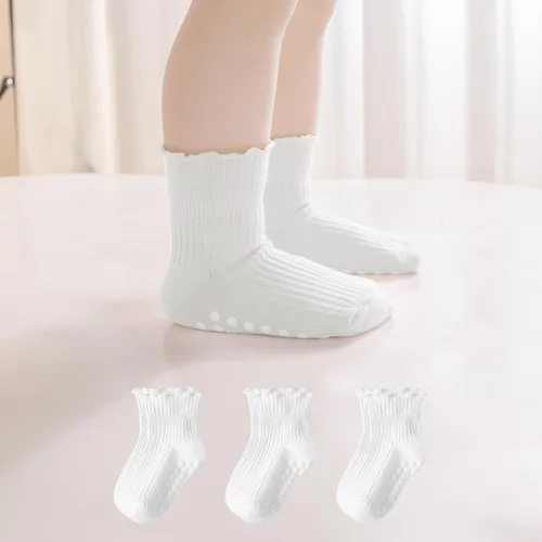Vista 38 de Calcetines tobilleros antideslizantes para bebé, paquete de 12 para niños y niñas, calcetines de algodón para bebés Animal1