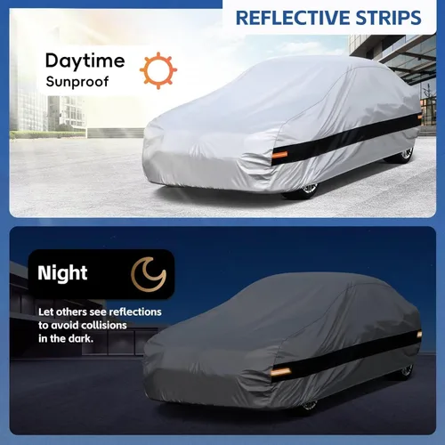 Vista 4 de Coupé - Funda para automóvil de ajuste personalizado para BMW Serie 8 1989-1999, funda impermeable para todo tipo de clima, protección UV contra