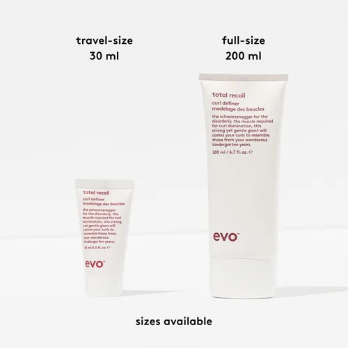 Vista 9 de EVO Total Recoil Curl Definer - Crema hidratante definidora de fuerte sujeción - Mejora el patrón natural de rizos y reduce el encrespamiento