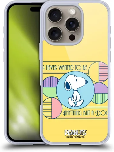 Vista 64 de Head Case Designs Snoopy Deco Dreams - Funda de gel suave con licencia oficial de Peanuts Blue Pattern compatible con Apple iPhone 7 Plus/iPhone 8