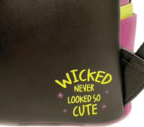 Vista 4 de Loungefly Disney Wickedly Cute Witch Minnie Cosplay GITD Mini Mochila - Exclusivo de BCT, Moderno
