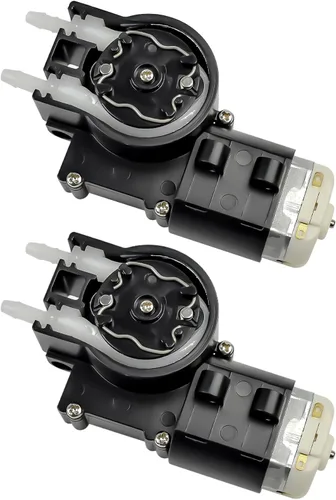 Vista 12 de CHANCS Mini bomba peristáltica de motor paso a paso de precisión de 0.315 in DC 3 V 5 V 3.7 V Caja de engranajes de metal completo Bomba de líquido