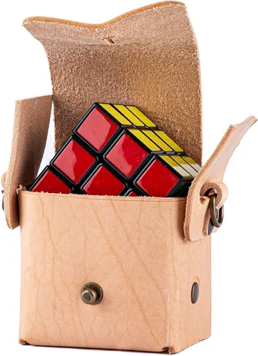 Vista 3 de Annoni Funda Rubik, funda de cuero, correa de hombro y cinturón o gancho para mochila