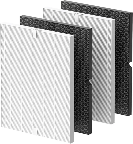 Vista 8 de Smilyan 1 juego HEPA 116130 filtro H reemplazo para Winix 5500-2 Plasmawave purificador de aire y modelos AM80, 1 juego de filtro HEPA Ture y filtro