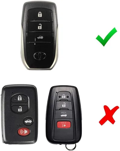 Vista 2 de iJDMTOY Funda de silicona suave con patrón de fibra de carbono, compatible con Toyota Mirai y JDM Importado Toyota Fortuner Hilux Land Cruiser Prado