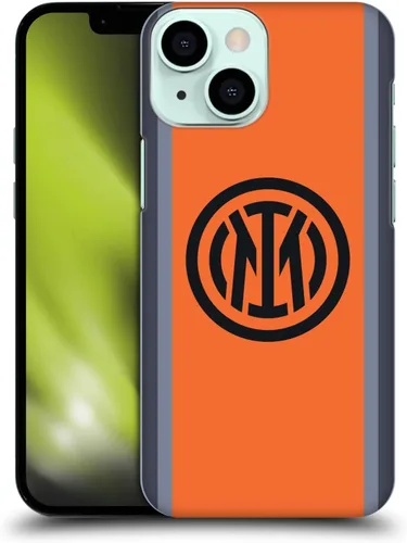 Vista 8 de Head Case Designs Officially Licensed Inter Milan Away 2023/24 Crest Kit Hard Back Case Compatible with Apple iPhone 13 Mini