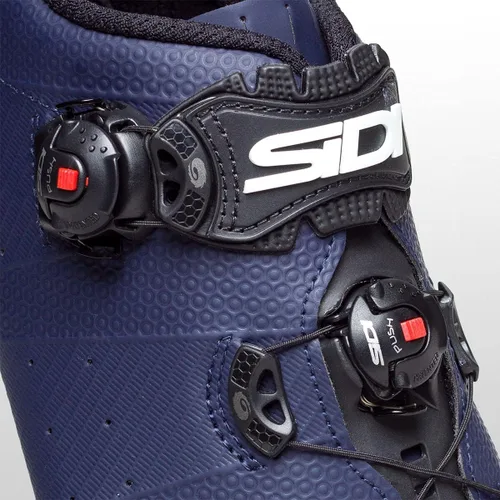 Vista 6 de SIDI Shoes Wire 2 Matt Carbon, Scape Ciclismo Hombre, Azul Mate Negro, 44.5