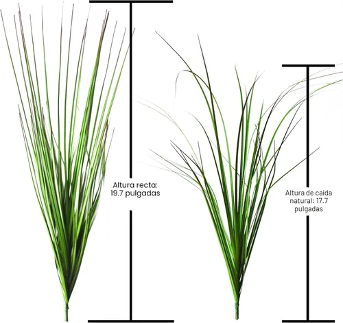 Vista 2 de 6 plantas de césped artificial, arbustos artificiales, hierba de trigo, tallos de vegetación artificial, hierba falsa para decoración de habitación
