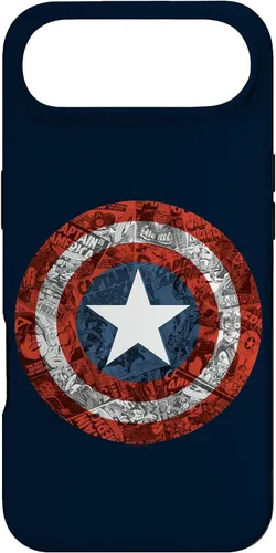 Vista 27 de Marvel Funda de escudo cómico del Capitán América para iPhone 17