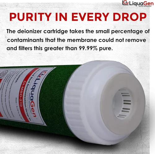 Vista 5 de LiquaGen - Kit de reemplazo anual para sistemas de desionización de ósmosis inversa universal de 6 etapas (RODI) Juego de filtros purificadores