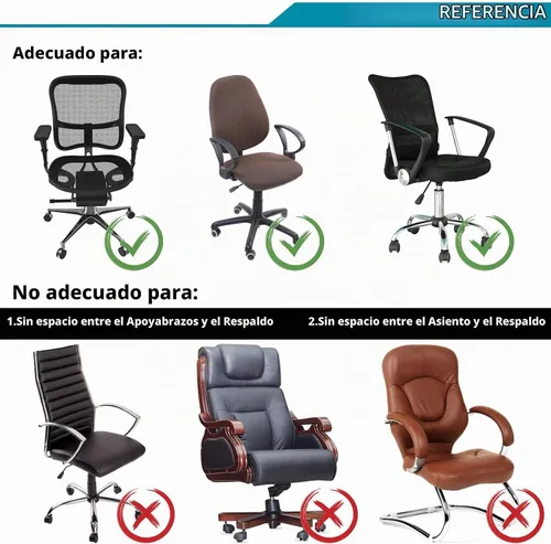 Vista 7 de Tatuo - 4 fundas para silla de computadora con funda para reposabrazos