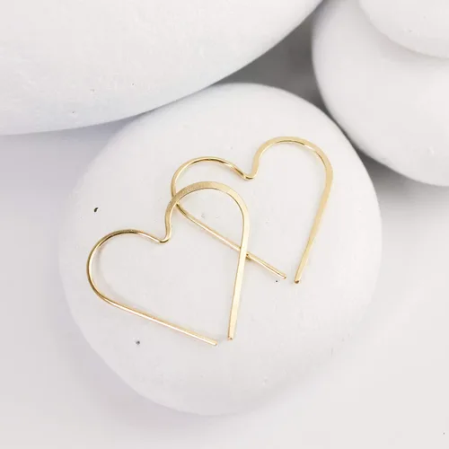 Vista 12 de Aretes de aro finos martillados, elegantes plata esterlina geométrica sólida, relleno de oro y relleno de oro rosa; para mujer por Lotus Stone