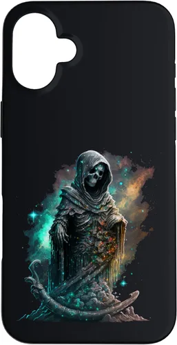Vista 23 de Santa Muerte - Carcasa para iPhone 17, diseño de folklore mexicano