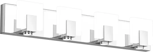 Vista 19 de SOLFART Lámpara de baño cromada de 3 luces, luz de tocador sobre el espejo, lámparas LED modernas, 5 colores de temperatura ajustable moderna