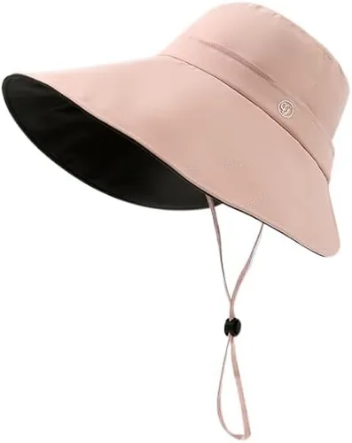 Vista 4 de Sombrero de verano para exteriores, protección solar versátil, protección UV, ala grande, resistente al viento, sombrero de protección solar Beige