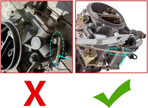 Vista 6 de Carburador compatible con Toyota Land Cruiser 1969-1987 2F 4230CC FJ40 reemplaza 21100-61012 21100-61050