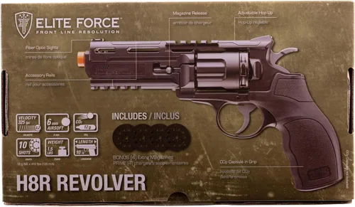 Vista 10 de Elite Force H8R Gen2 - Revólver de balines de 6 mm, pistola de airsoft, color negro