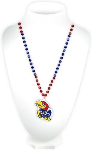 Vista 23 de Rico Industries NCAA Fan Shop - Cuentas estilo Mardi Gras con logotipo del equipo 3-Color del
