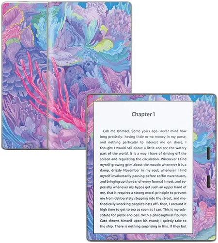 Vista 16 de MightySkins Skin compatible con Amazon Kindle Oasis 7" (9ª generación) – Naturaleza alterada Cubierta protectora de vinilo duradera y única