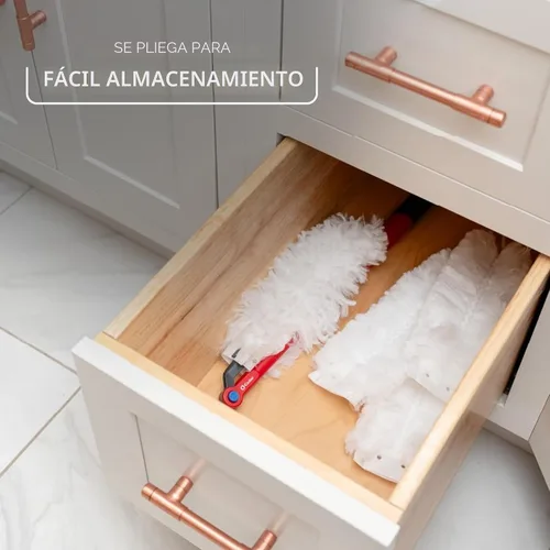 Vista 13 de O-Cedar Flex & Catch - Kit de polvo resistente con 3 recambios de plumero desechables Modelo nuevo y mejorado Mango extensible de 3 pies