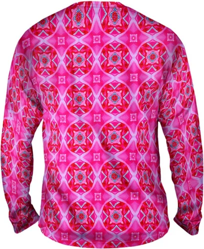 Vista 2 de Yizzam - Rosas Trippy Roses - Camiseta de manga larga para hombre